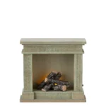 Maileg Kamin Miniatur grün Hasen Kaninchen Puppenhaus Teddy 11-5013-00