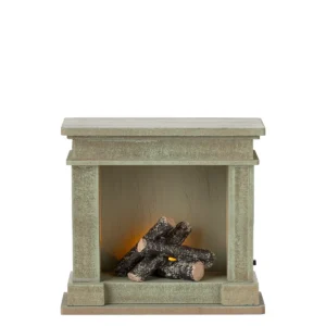 Maileg Kamin Miniatur grün Hasen Kaninchen Puppenhaus Teddy 11-5013-00