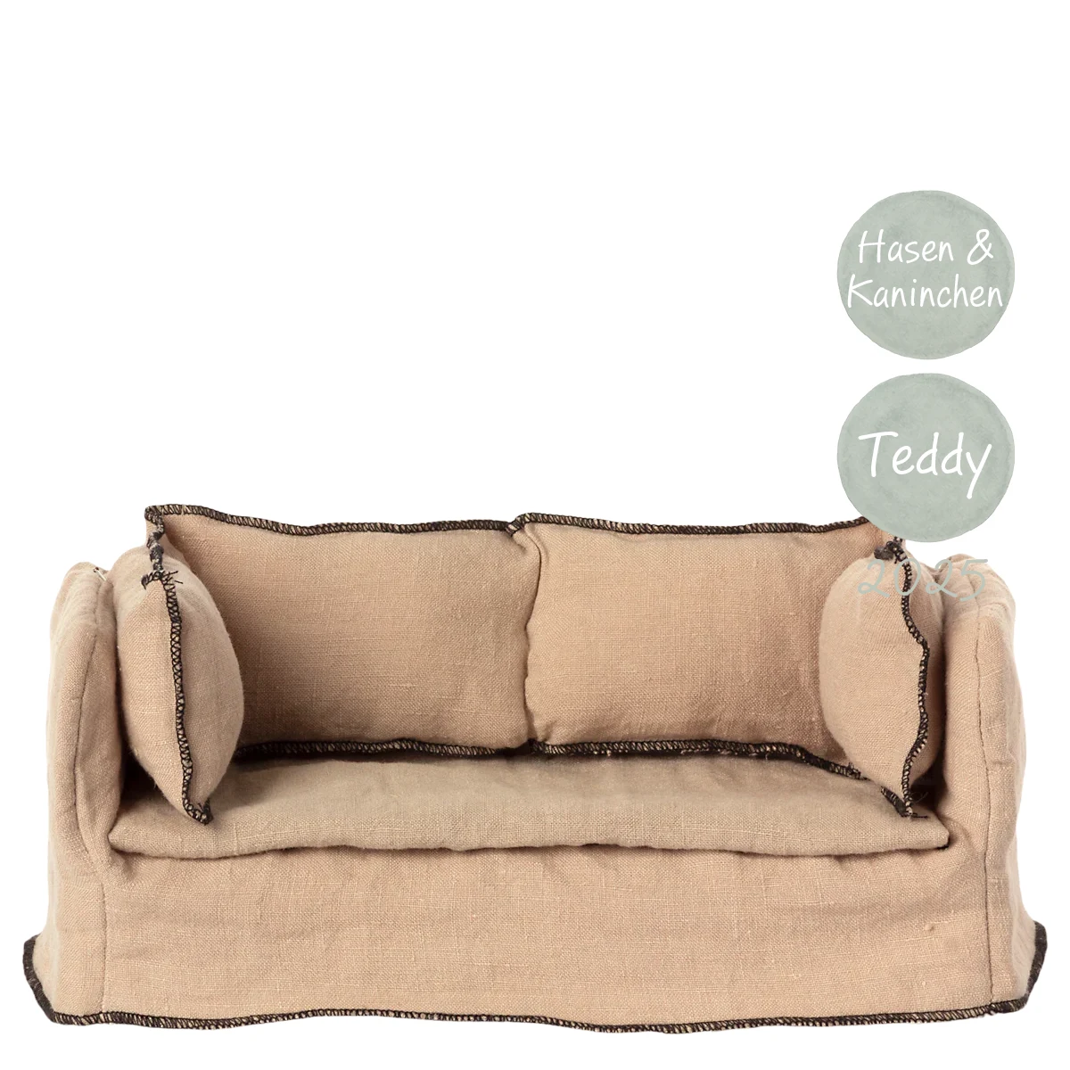maileg-miniatur-sofa-couch-beige-11-1306-00 Maileg Miniatur Sofa Couch beige Hasen Kaninchen Teddy 11-1306-00