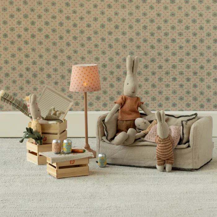 Maileg Miniatur Sofa Couch beige Hasen Kaninchen Teddy 11-1306-00