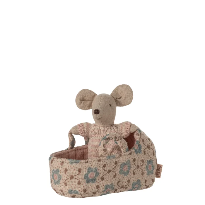 Maileg Babymaus Tragetasche rosa 2025 17-5004-00
