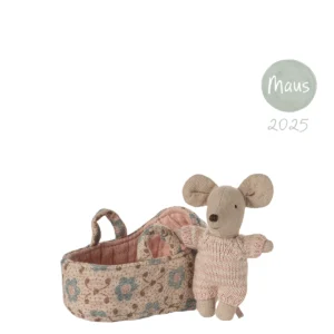 Maileg Babymaus Tragetasche rosa 2025 17-5004-00