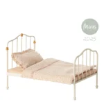Maileg Vintage Bett Maus creme weiß Mama Papa Eltern 11-5124-00