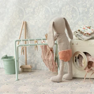 Maileg Wäscheständer Hasen und Kaninchen 11-9103-00 mint