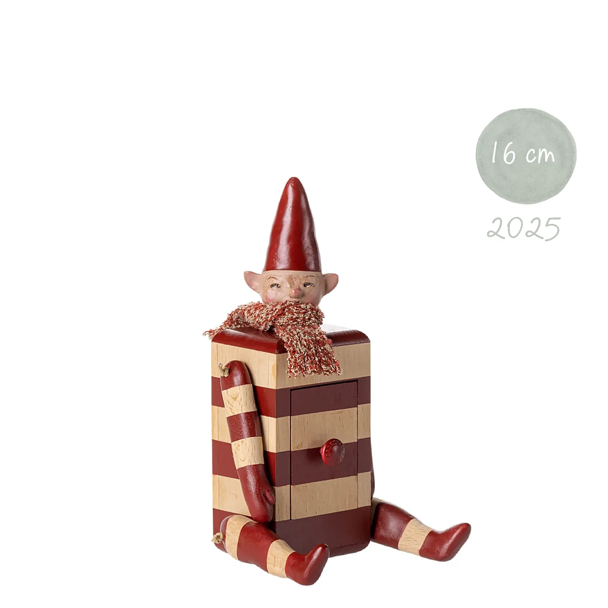 Maileg Wichtel mit Schublade – Rot