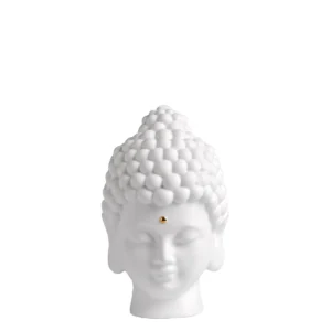 Räder Buddha Kopf Porzellan weiß Zen Spirit