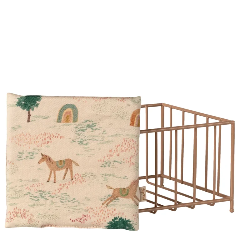 Maileg Gitterbett Laufgitter Mikro rosa Powder Hasen Kaninchen 11-6103-00