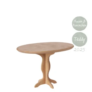 Maileg Ovaler Tisch Holz Natur Mini 11-5009-00