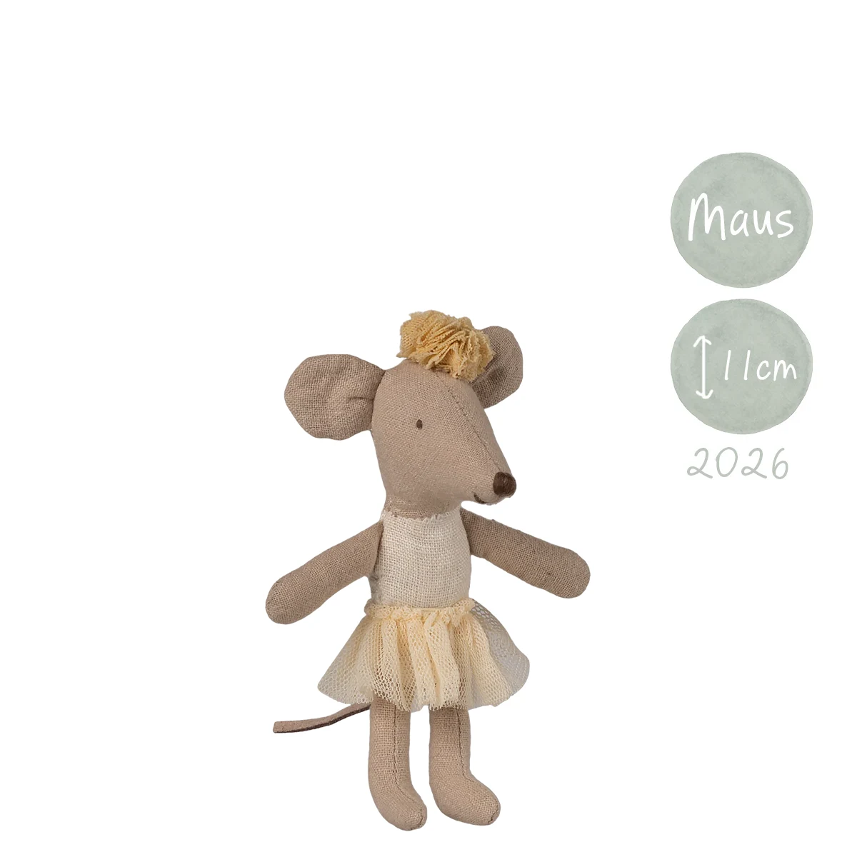 maileg-ballerina-maus-tanzmaus-kleine-schwester-gelb-17-6107-00 Maileg Ballerina Maus Tanzmaus Kleine Schwester gelb 17-6107-00