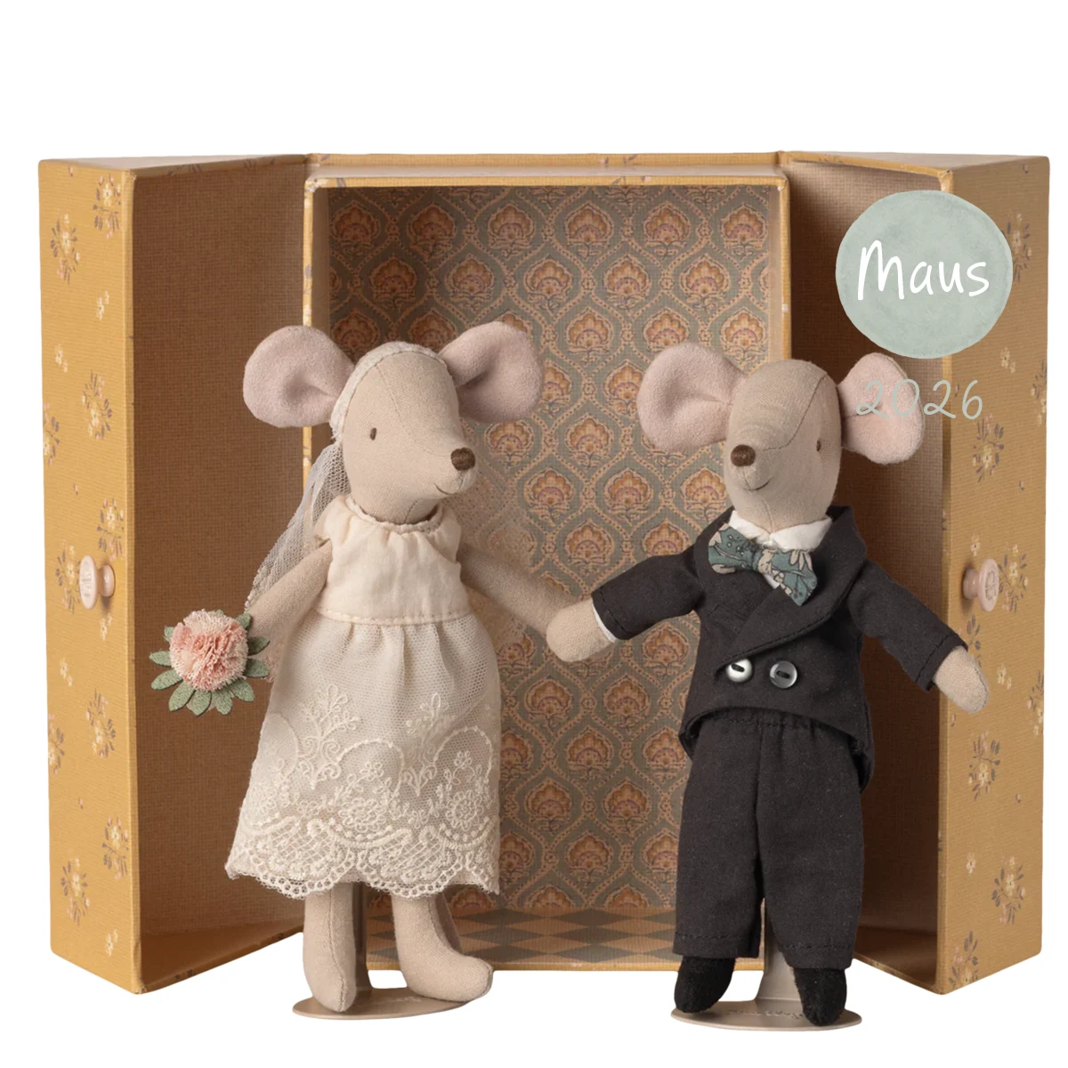Maileg Hochzeitsmäuse Paar in Box – Mama und Papa – Vorbestellung