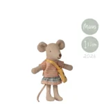 Maileg Maus Kleine Schwester mit Tasche