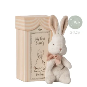 Maileg mein erster Hase My first Bunny Powder Geschenk Geburt weiß 16-6996-00