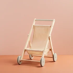 Kids Concept Puppen Buggy Holz Beige 1000476