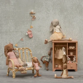 Maileg Zubehör Hasen Kaninchen Gr. 3 Holz Maileg Kleiderschrank Hasen Teddys Puppen groß 11-5005-00